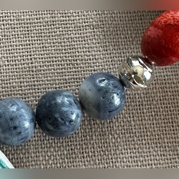 26 inch Coral and sponge bead necklace NWOT - Picture 11 of 16